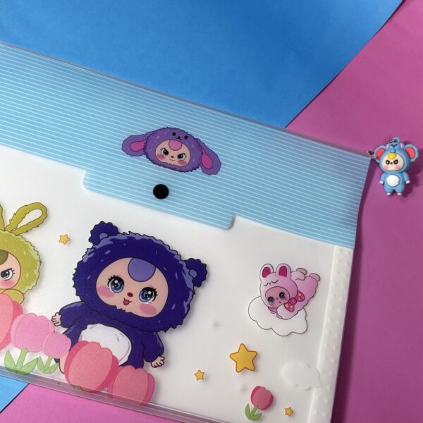 Bolsa de Documentos Baby Three con Colgante | A4 Blanca 📁✨ - Imagen 6
