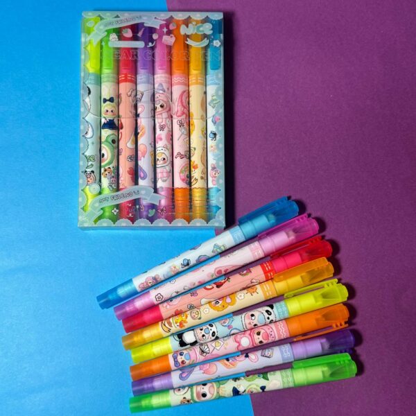 🖍️✨ Set de 8 Destacadores Baby Three – ¡Colores que inspiran! 🌈 - Imagen 3