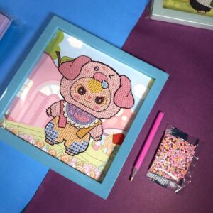 Cuadro de Diamantes Diseño Baby Three Animalitos ✨🎨 - Imagen 3