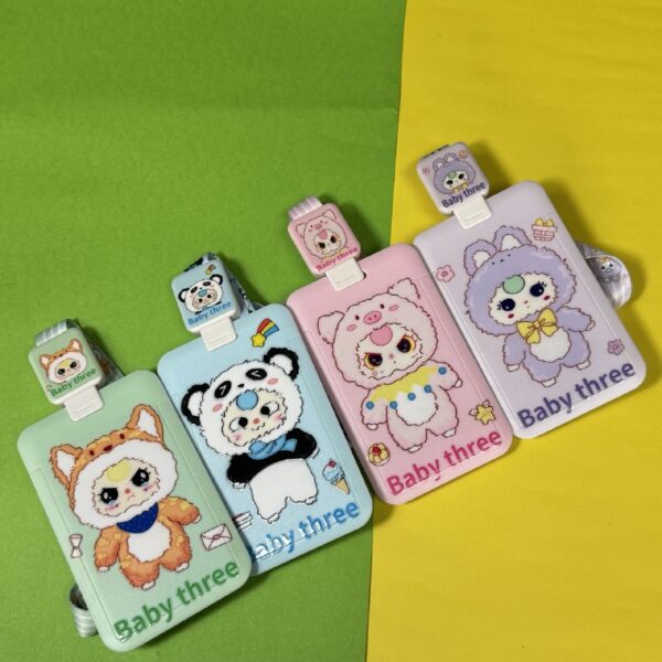 Credencial Baby Three con Cuerda 🩵