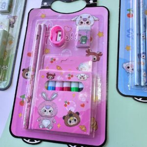 Set de Papelería en Sachet Baby Three 🐻✨