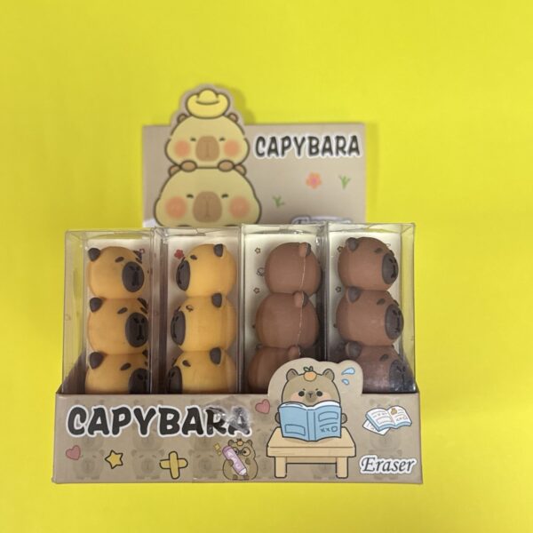 ✨ Goma de Borrar Muñeco Capybara  🐾 - Imagen 3
