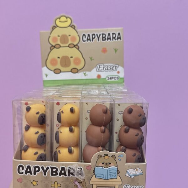 ✨ Goma de Borrar Muñeco Capybara  🐾
