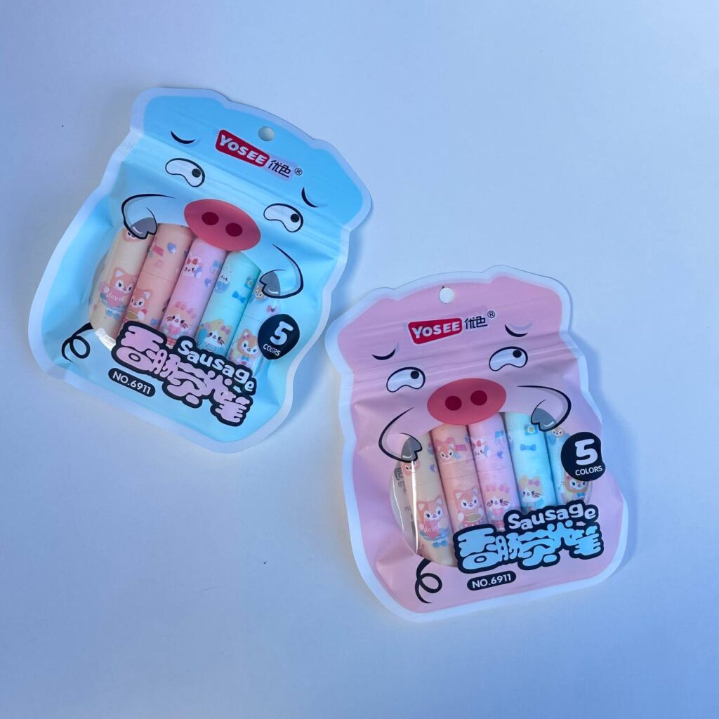 Mini Destacadores Cerdito | Set de 5 Colores Surtidos 🐷✨