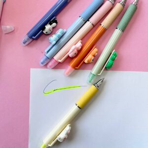 ✍️ Lápiz Tinta Gel + Marcador Baby Three – ¡2 en 1 para escribir y resaltar con estilo! 🎨✨