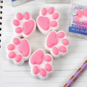 🐾🧼 Mini Goma Patita de Gato – ¡Borra con ternura felina! 😻 - Imagen 5