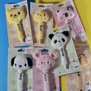 ✏️ Lápiz de Tinta Gel con Cabeza Kawaii – ¡Escritura divertida y con estilo! 🐾💙 - Imagen 11