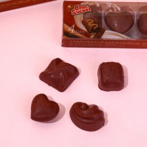 Set de 4 Mini Gomas Chocolate | Diseño Kawaii 🍫 - Imagen 3