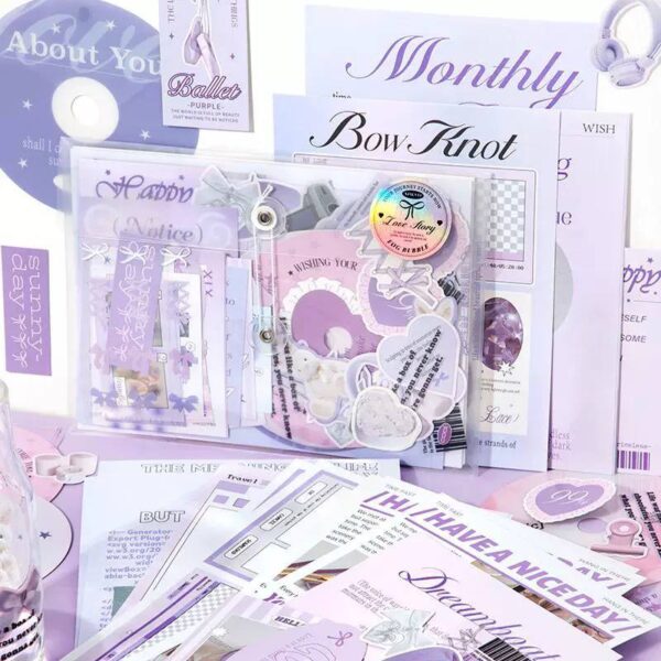 🧷 Set de 103 Decoraciones Vintage – Estilo retro /4 modelos✨📜 - Imagen 6