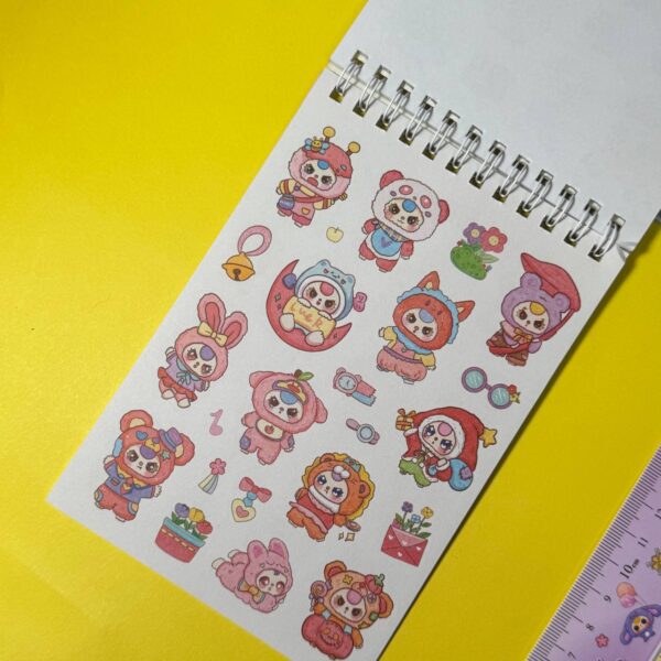 Libreta con Regla Baby Three | 24 Hojas | 4 Colores Surtidos 📏✨ - Imagen 7