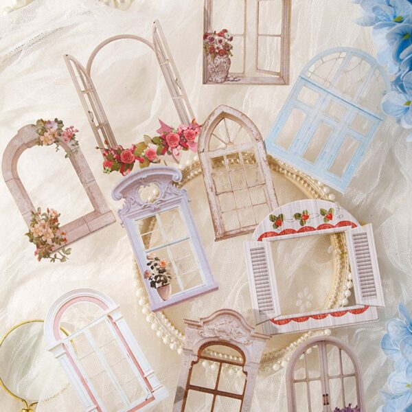 🪟 Stickers Ventana Vintage – Abre tu mundo a la nostalgia ✨ - Imagen 4