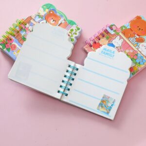 📖🐻 Mini Libreta Oso Maile Family – Pequeña, colorida y adorable 🐾✨ - Imagen 4