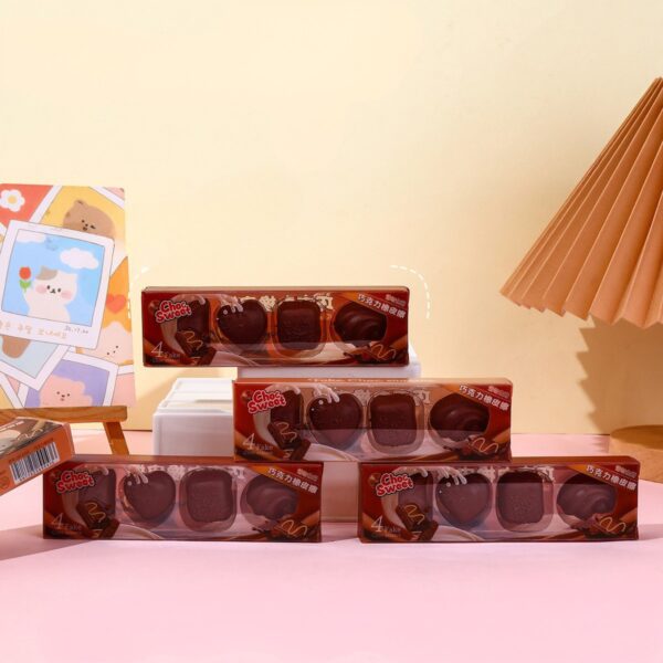Set de 4 Mini Gomas Chocolate | Diseño Kawaii 🍫 - Imagen 4