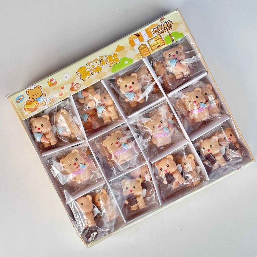 🐻 Mini Goma de Borrar Ositos – ¡Pequeñas, tiernas y útiles! ✨