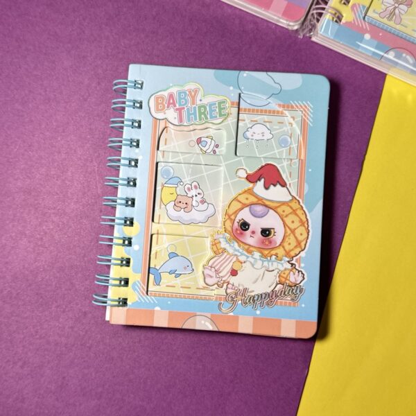 Mini Libreta Argollada Baby Three con Diseños 🎀✨ - Imagen 5