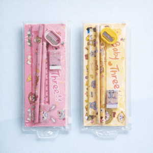 Set de Papelería Baby Three 5PCS en Estuche 🐻🖊️ - Imagen 3