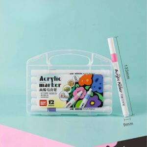 Set de 12 Marcadores Acrílicos 🎨🖊️ - Imagen 4