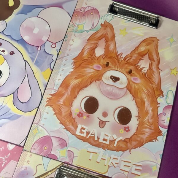 Tabla Sujeta Papel Baby Three A4 ✨ - Imagen 6