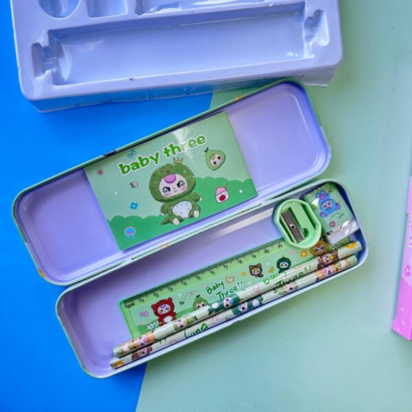 Set de Papelería en Caja Baby three 7PCS 🐻✨ - Imagen 4