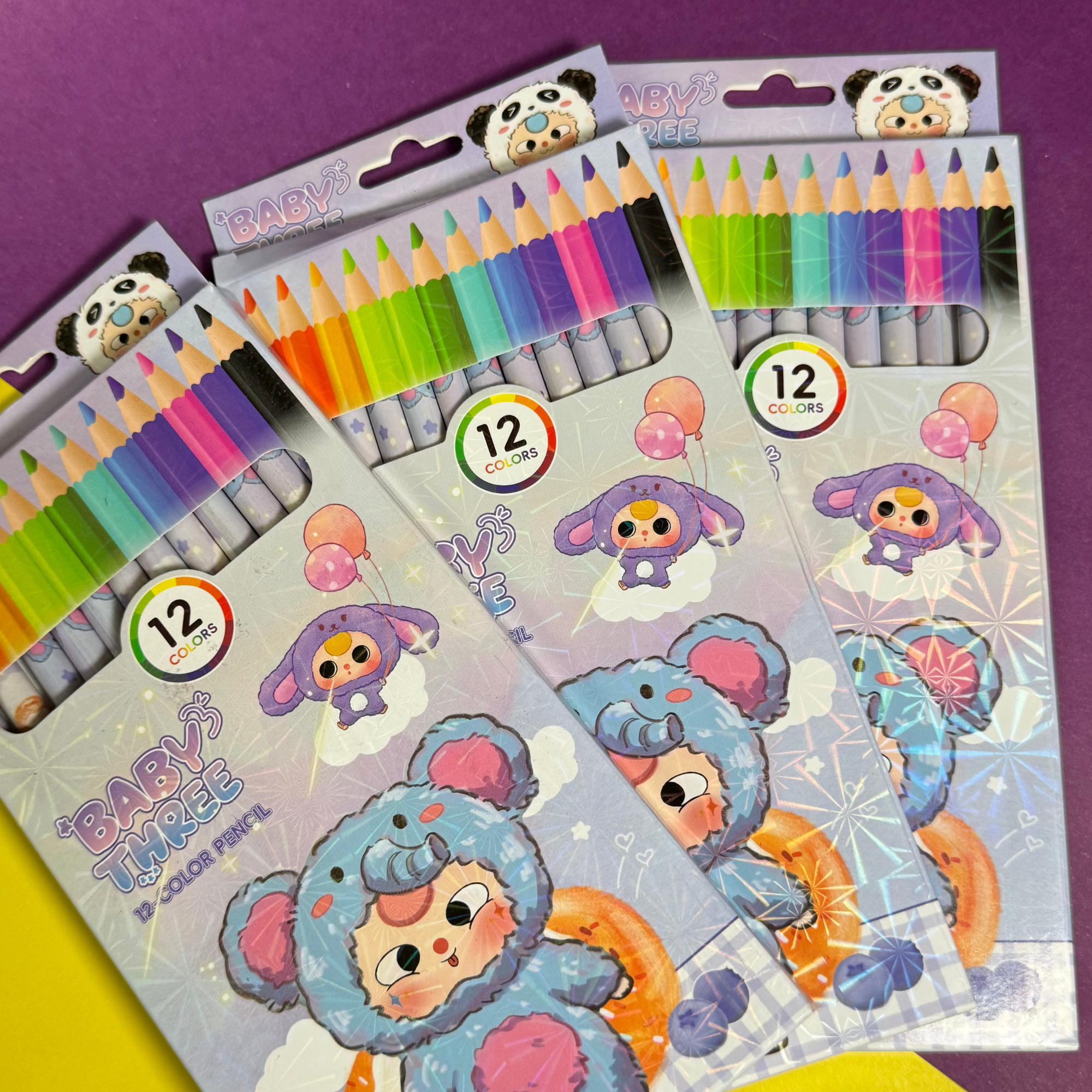 Lápices de Colores  12  pcs| Modelo Único 🎨✏️