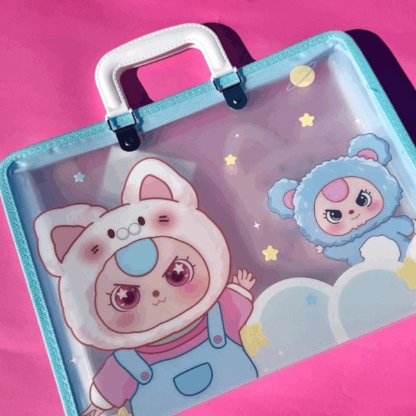 Bolsa de Documentos Transparente Baby Three con Gancho | A4 📎✨ - Imagen 3