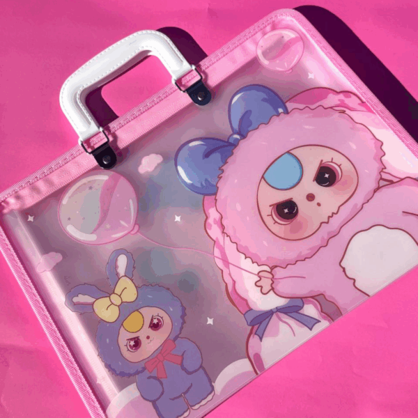 Bolsa de Documentos Transparente Baby Three con Gancho | A4 📎✨ - Imagen 4