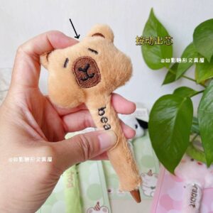 ✏️ Lápiz de Tinta Gel con Cabeza Kawaii – ¡Escritura divertida y con estilo! 🐾💙