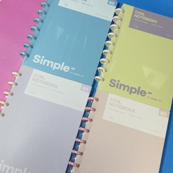 📒✨ Libreta Argollada Pastel – Diseño Simple, Estilo Sofisticado - Imagen 4