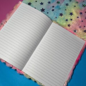 ✨📘 Libreta Peluda con Glitter – ¡Ternura que brilla!