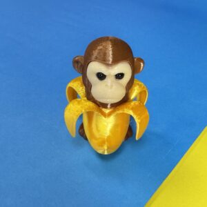 🐵✨ Adorno de Juguete – Chimpancini Bananini (13 cm)