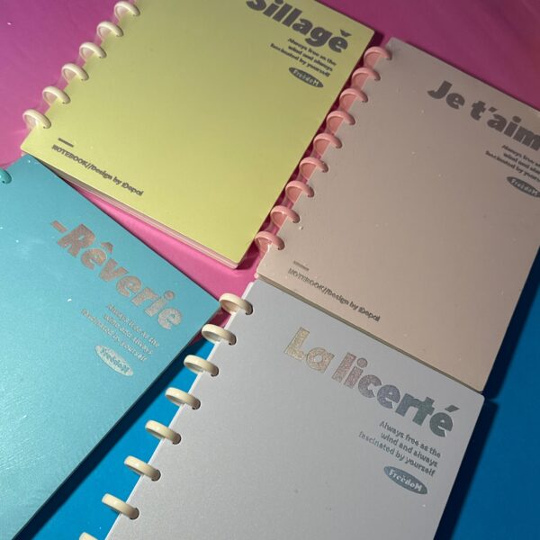 📔✨ Libreta Colores Pastel – 4  modelos surtidos