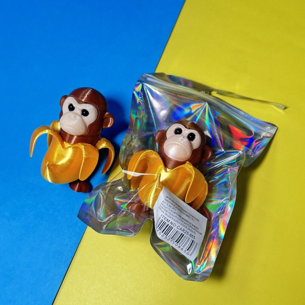 🐵✨ Adorno de Juguete – Chimpancini Bananini (13 cm)