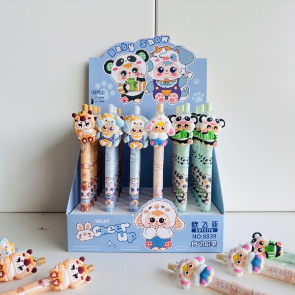 ✏️ Portaminas Baby Three Cute – 0.7 mm 🐻🌈