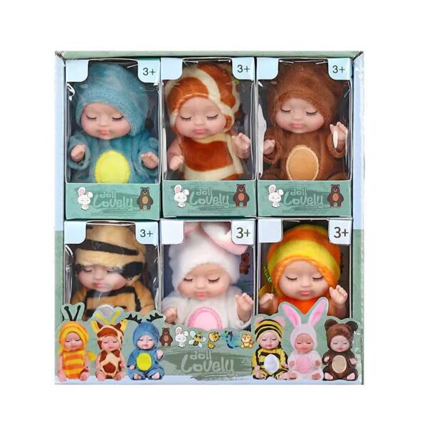 🧸 JUGUETE DE MUÑECA – MINI FIGURA 9 CM - Imagen 6