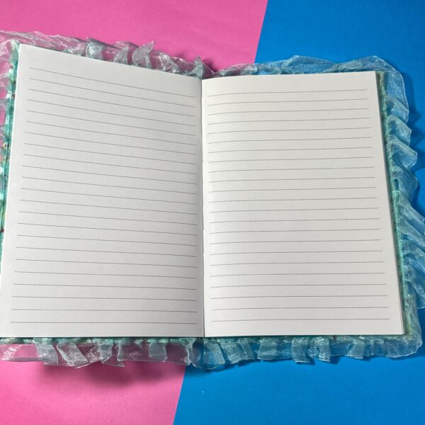 🌷📘 Libreta con Encaje Floral – - Imagen 4