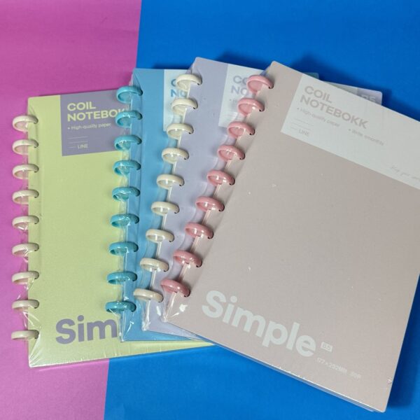 📒✨ Libreta Argollada Pastel – Diseño Simple, Estilo Sofisticado