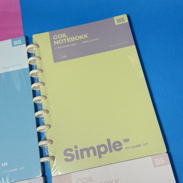📒✨ Libreta Argollada Pastel – Diseño Simple, Estilo Sofisticado - Imagen 5