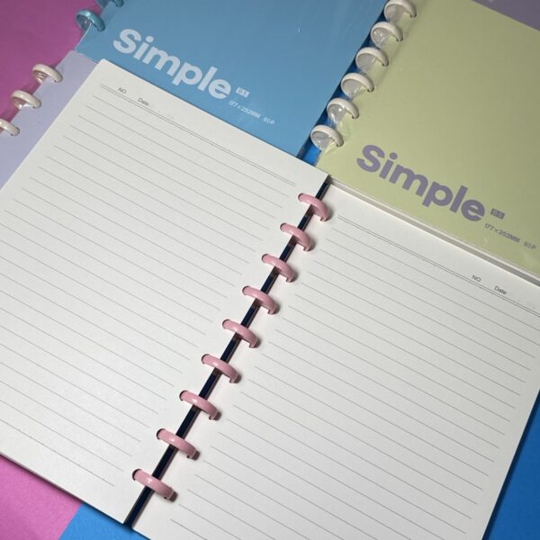 📒✨ Libreta Argollada Pastel – Diseño Simple, Estilo Sofisticado - Imagen 6