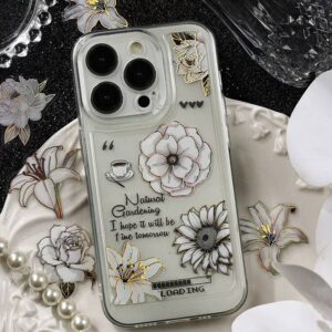 🌸 STICKERS FLORES BLANCAS – 20 PCS
