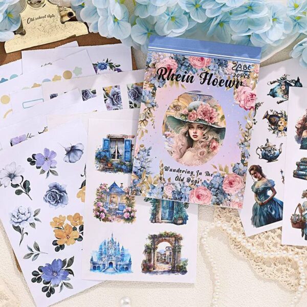 LIBRETA DE STICKERS VINTAGE – 20 HOJAS - Imagen 2