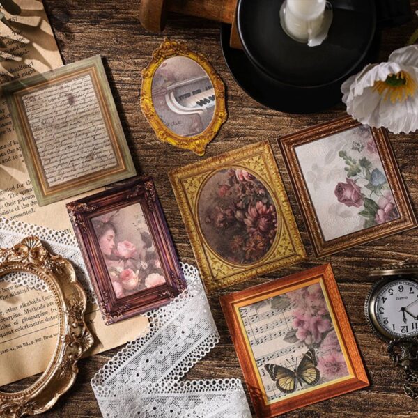 🪟 STICKERS MINI VENTANA VINTAGE – SET DE 20 HOJAS - Imagen 2