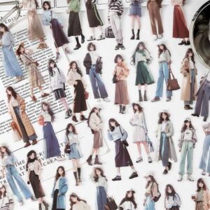 👗 STICKERS MUÑECA CON VESTUARIO – 15 PCS