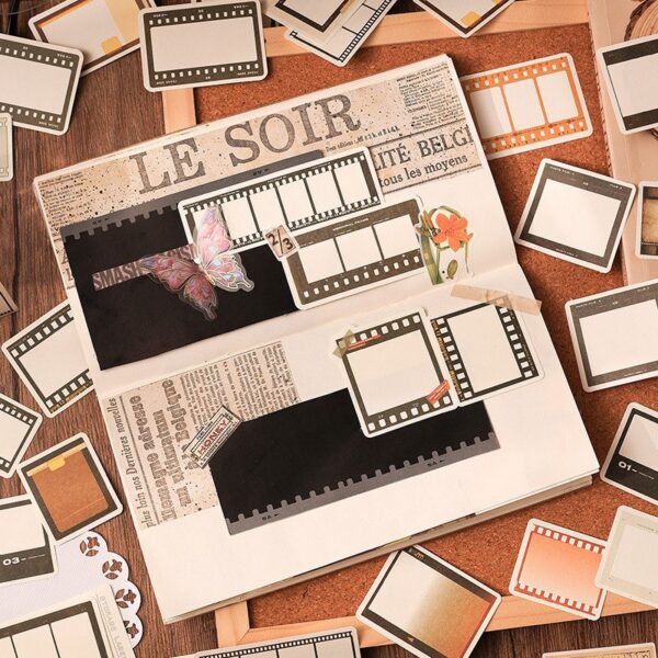 💌 ESTAMPILLAS VINTAGE – SET DE 100 UNIDADES - Imagen 3
