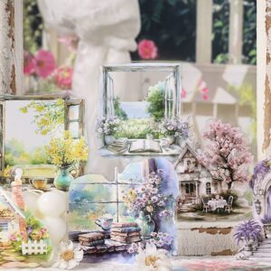 🌸 STICKERS FLORALES – 10 PCS