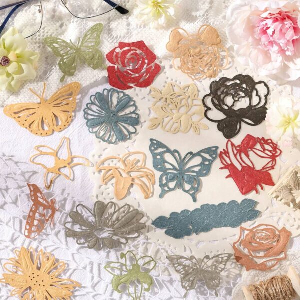 🌸 STICKERS FLORALES – 10 PCS - Imagen 3