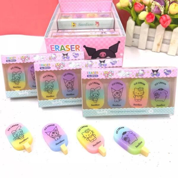 🧼 GOMA SAN TRANSPARENTE – 3 DISEÑOS SURTIDOS - Imagen 3