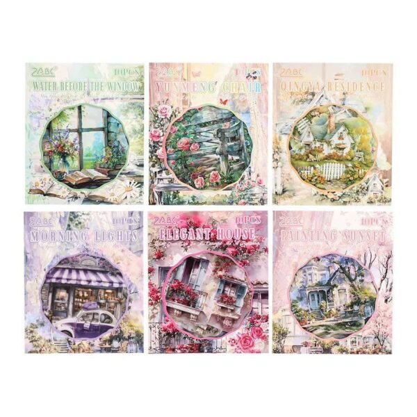 🌸 STICKERS FLORALES – 10 PCS - Imagen 5