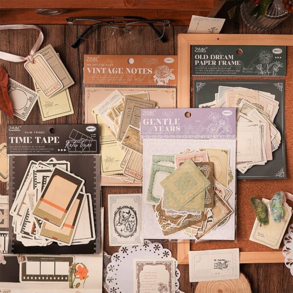 💌 ESTAMPILLAS VINTAGE – SET DE 100 UNIDADES