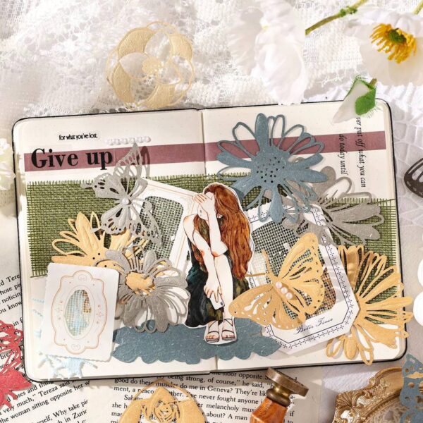 🦋 STICKERS MARIPOSA VINTAGE – 10 PCS - Imagen 5