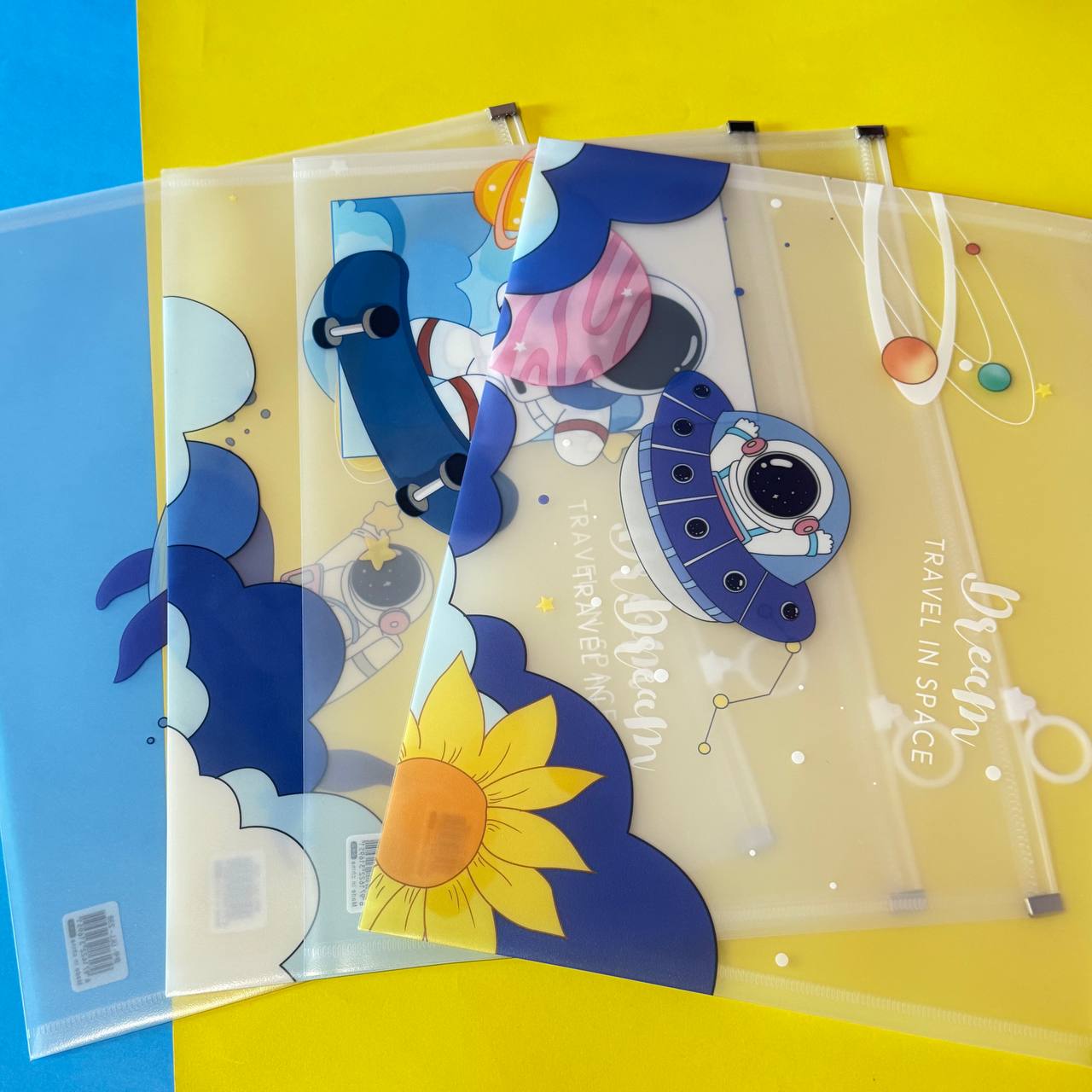 🛸 Bolsa con cremallera diseño astronauta